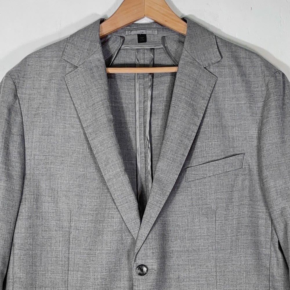 Hugo Boss Tesse Biella Italy Dual Vent Unconstructed Blazer Jacket Mens 46R
